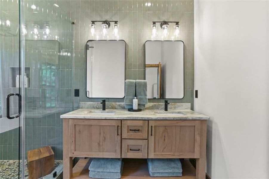Furnished interior view inside a new home in , Talking Rock (Image 7).