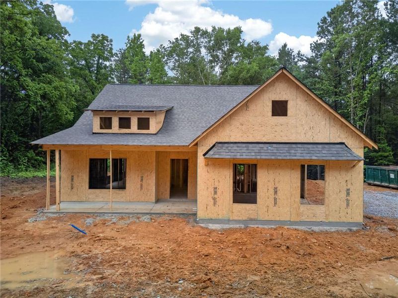 In-progress construction of a new home in , Silver Creek, GA (Image 35).
