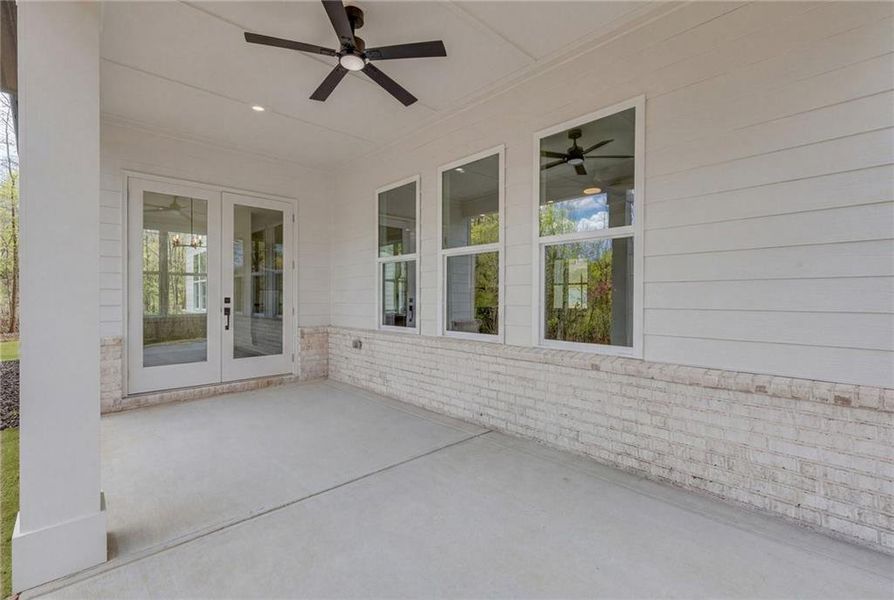 Exterior details and patio area of a home in , Maysville (Image 3).
