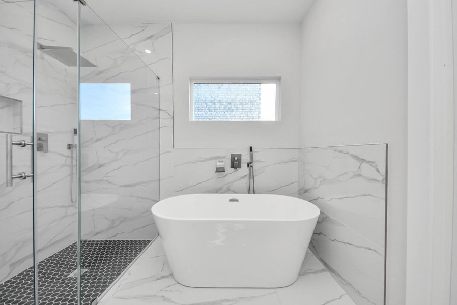 Furnished interior view inside a new home in , Cleveland (Image 18).