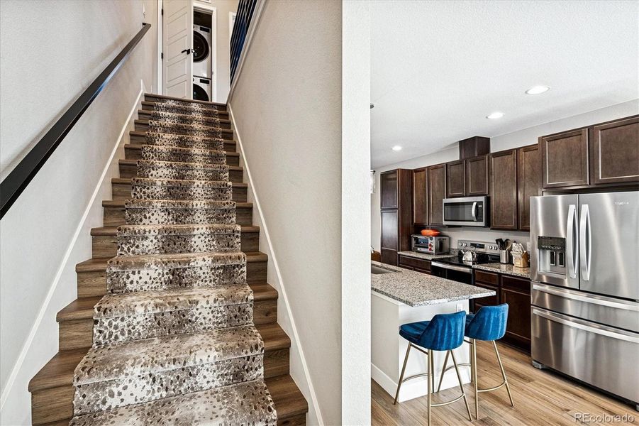 Furnished interior view inside a new home in , Denver (Image 10).