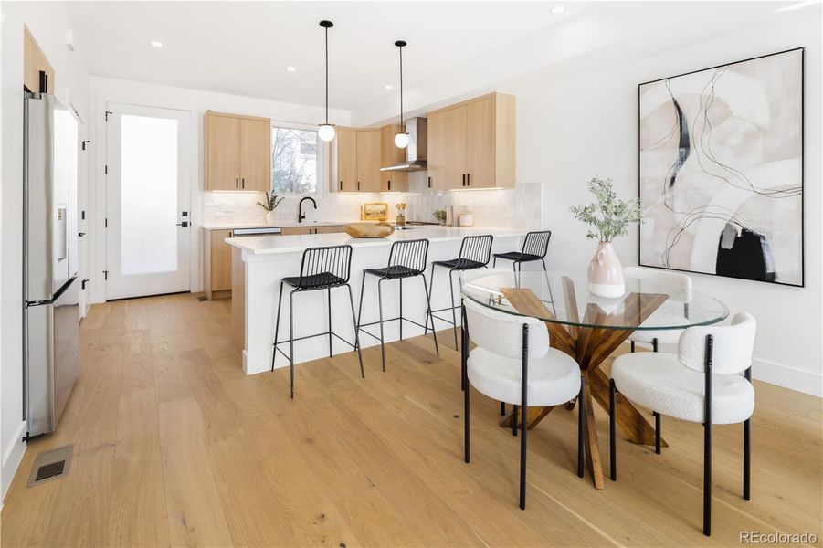 Furnished interior view inside a new home in , Denver (Image 24).