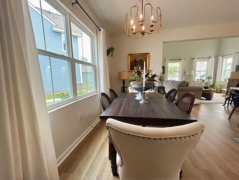 Furnished interior view inside a new home in , Okatie (Image 9).