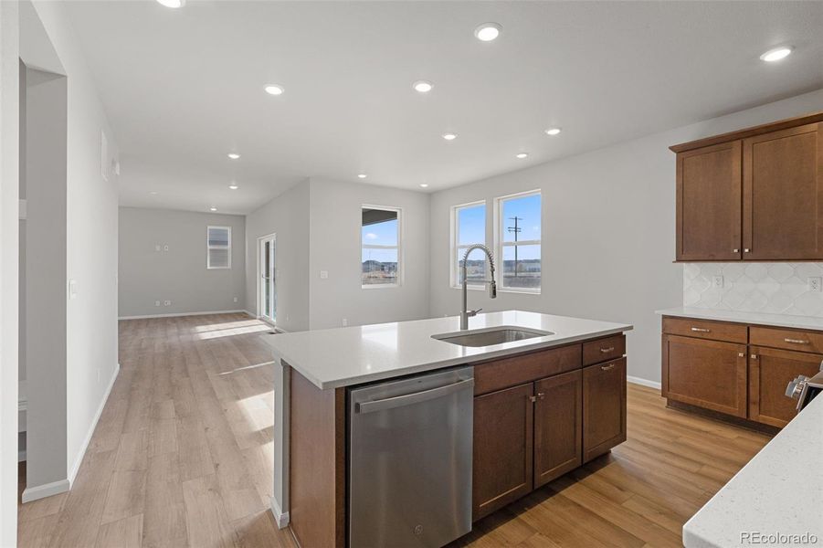 Furnished interior view inside a new home in , Thornton (Image 9).