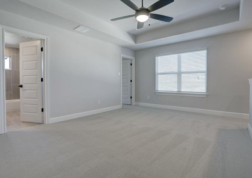 Upstairs game room with a bathroom that makes play time convenient.