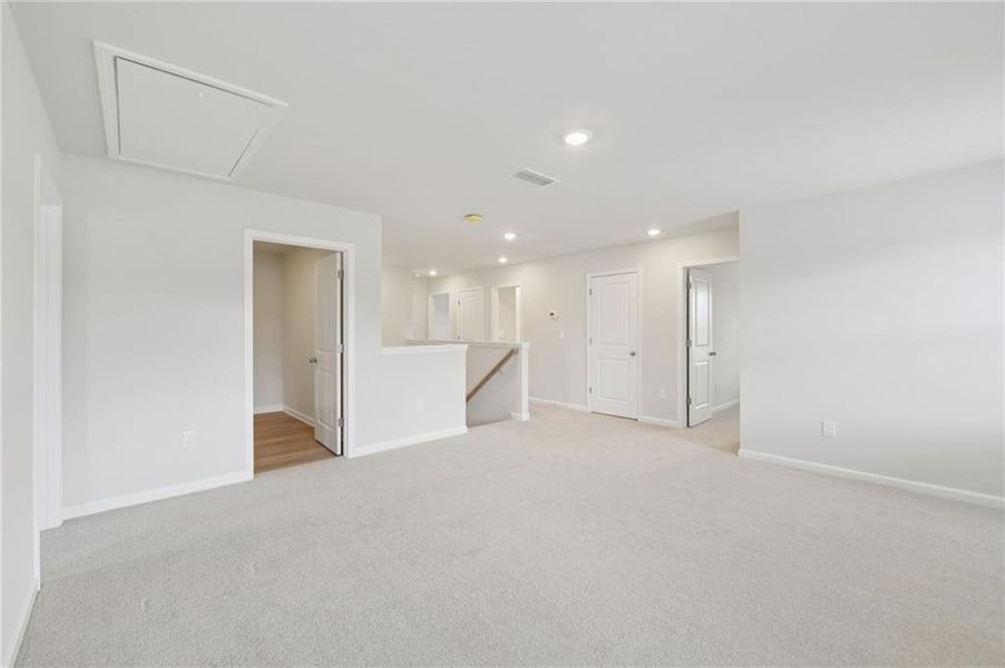 Spacious, unfurnished interior of a new home in Parkside at Grayson, Grayson (Image 44).