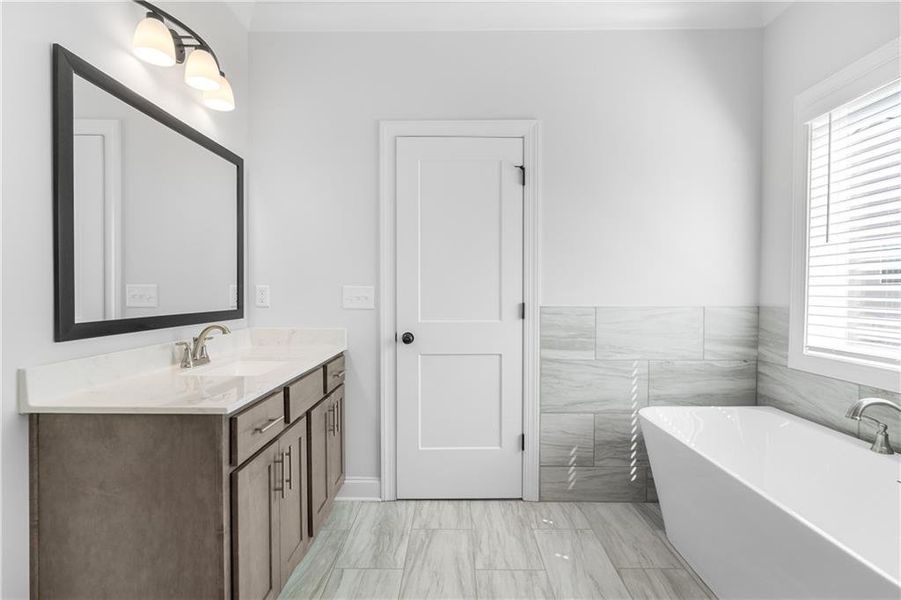 Furnished interior view inside a new home in Belle Woode Estates, Monroe (Image 16).