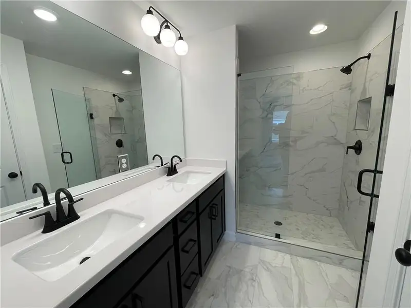 Furnished interior view inside a new home in Townes at South Main, Kennesaw (Image 7).