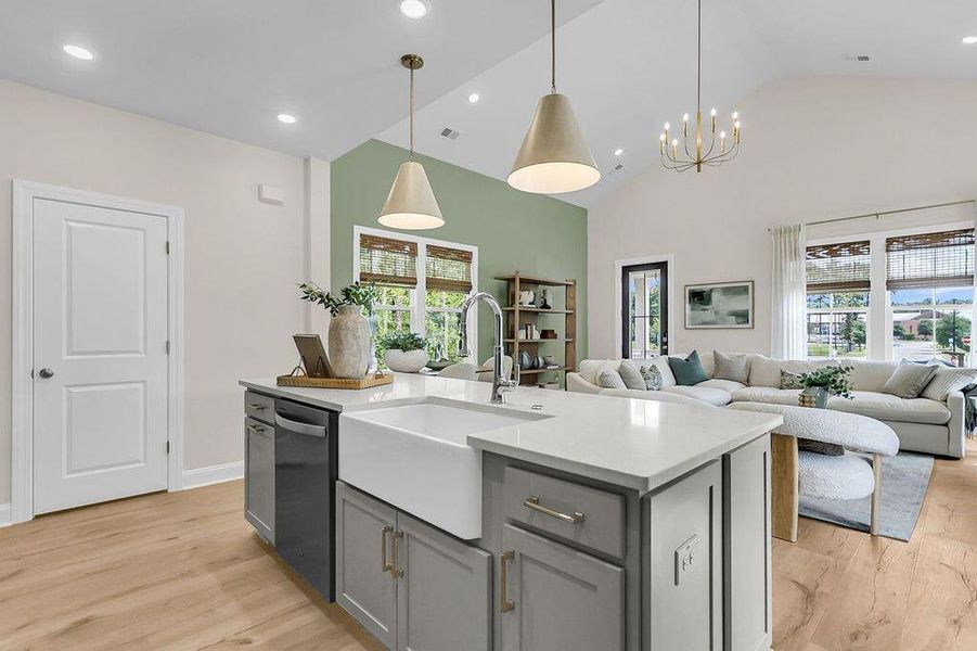 Furnished interior view inside a new home in Heron Preserve, Hanahan (Image 10).