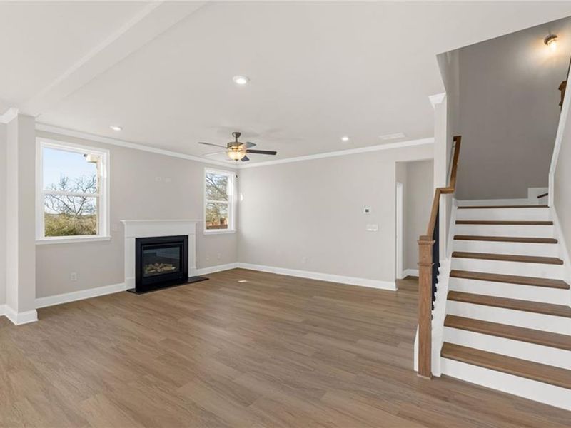 Spacious, unfurnished interior of a new home in Wehunt Meadows, Hoschton (Image 13).