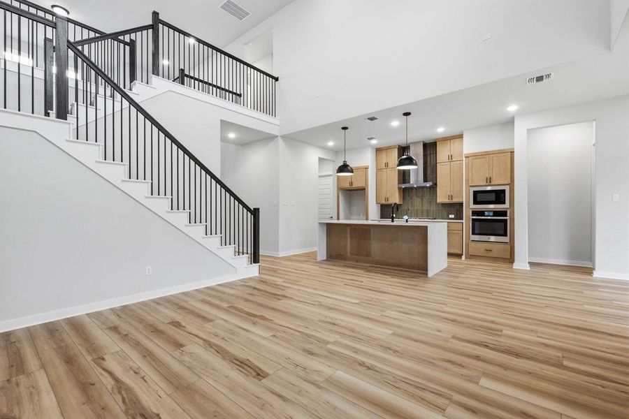 Spacious, unfurnished interior of a new home in Wolf Ranch, Georgetown (Image 39). Spacious, unfurnished interior of a new home in Wolf Ranch, Georgetown (Image 39).