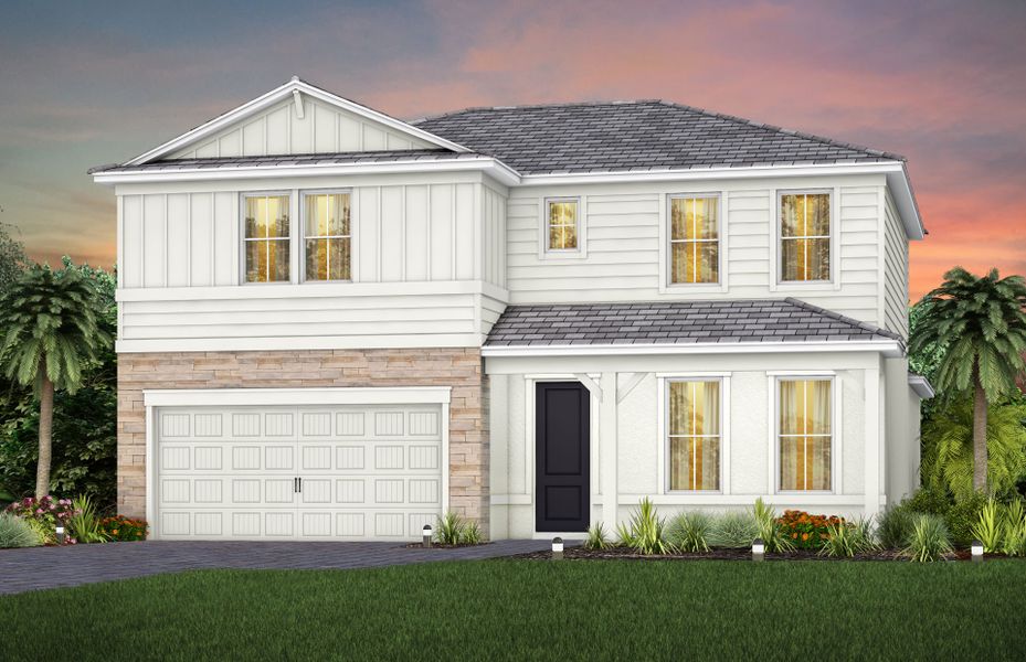 Exterior CO2 with optional stone detailing