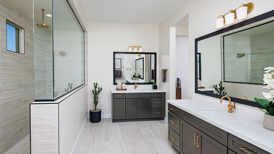 Furnished interior view inside a new home in Ladera Trails, Queen Creek (Image 9).