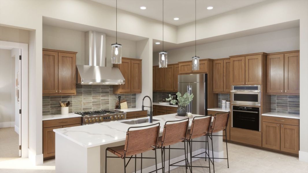 Furnished interior view inside a new home in Estates at Kings Ranch, Gold Canyon (Image 8).