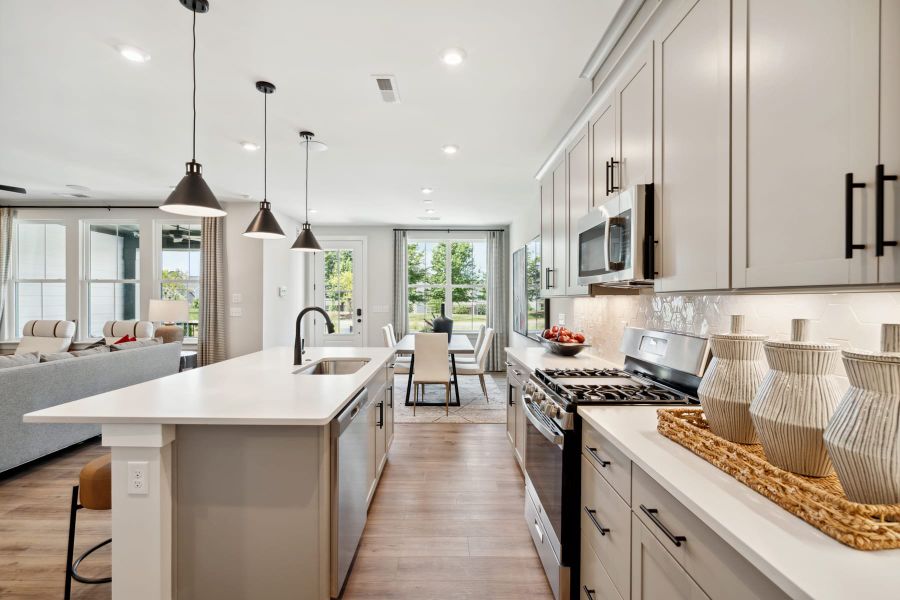 Representative furnished interior of a home built from the Allison by Tri Pointe Homes in Seven Oaks, Belmont (Image 12).