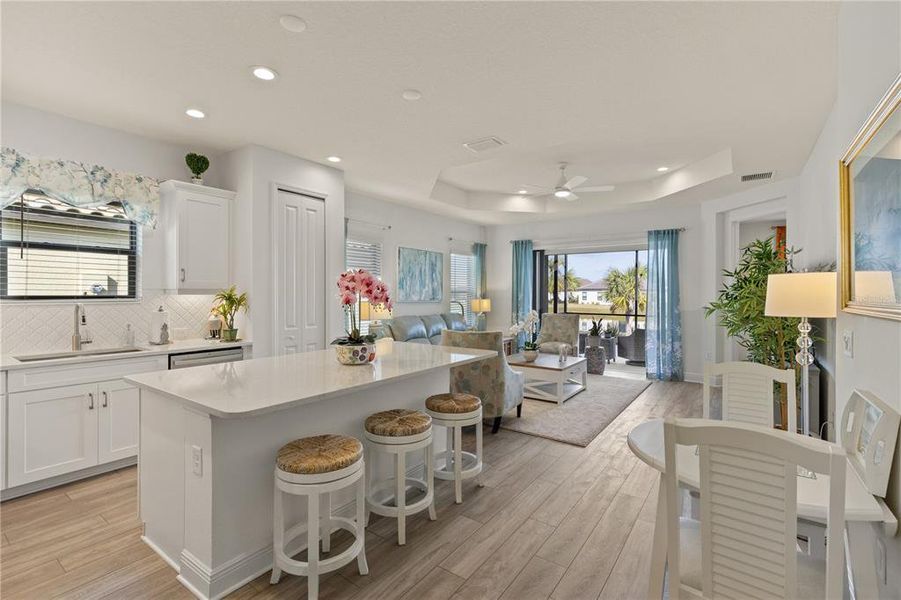 Furnished interior view inside a new home in , Nokomis (Image 15).