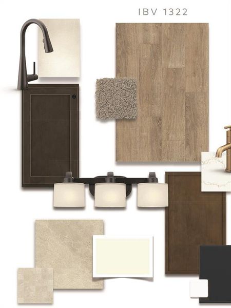 Sample of building materials used in homes in Isles at Bayview, Parrish (Image 2).