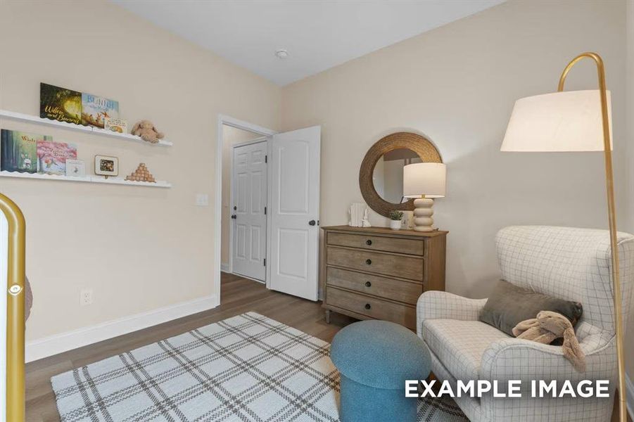 Furnished interior view inside a new home in Mercer Meadows, Royse City (Image 11).