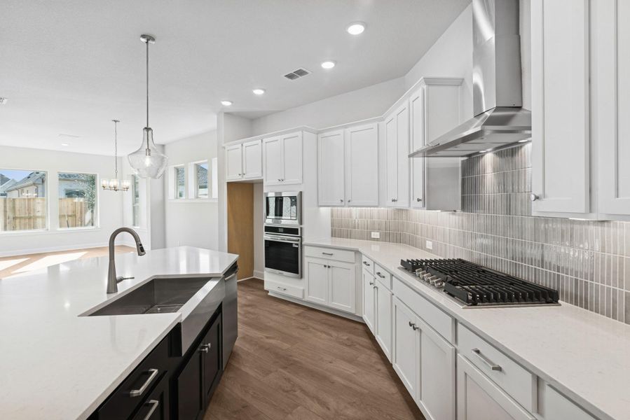 Furnished interior view inside a new home in Meridiana 55' Homesites, Manvel (Image 9).