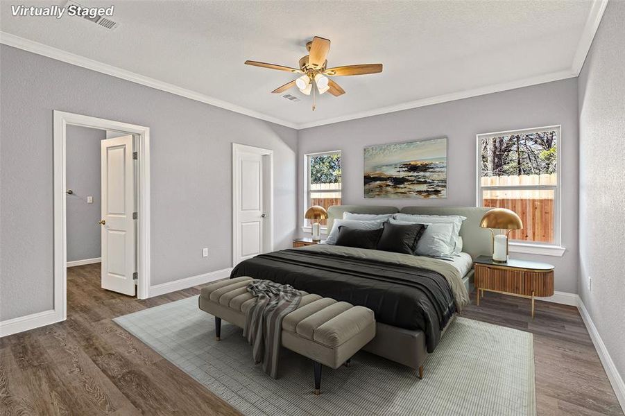 Furnished interior view inside a new home in , Granbury (Image 13).