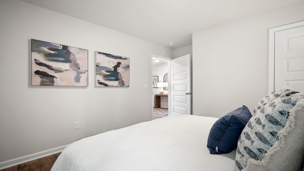 Furnished interior view inside a new home in The Groves at Bees Creek, Ridgeland (Image 31).