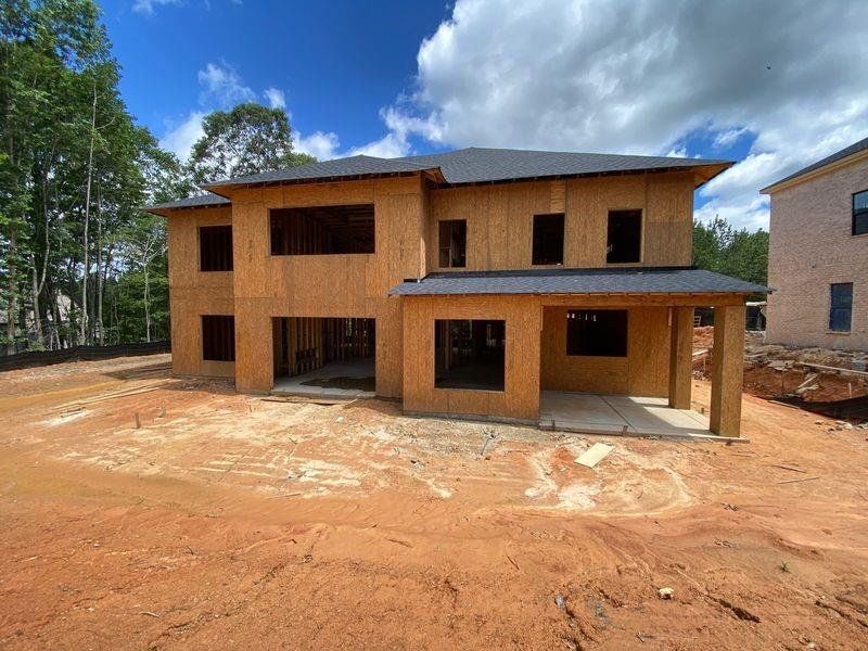 In-progress construction of a new home in , Fairburn, GA (Image 6). In-progress construction of a new home in , Fairburn, GA (Image 6).