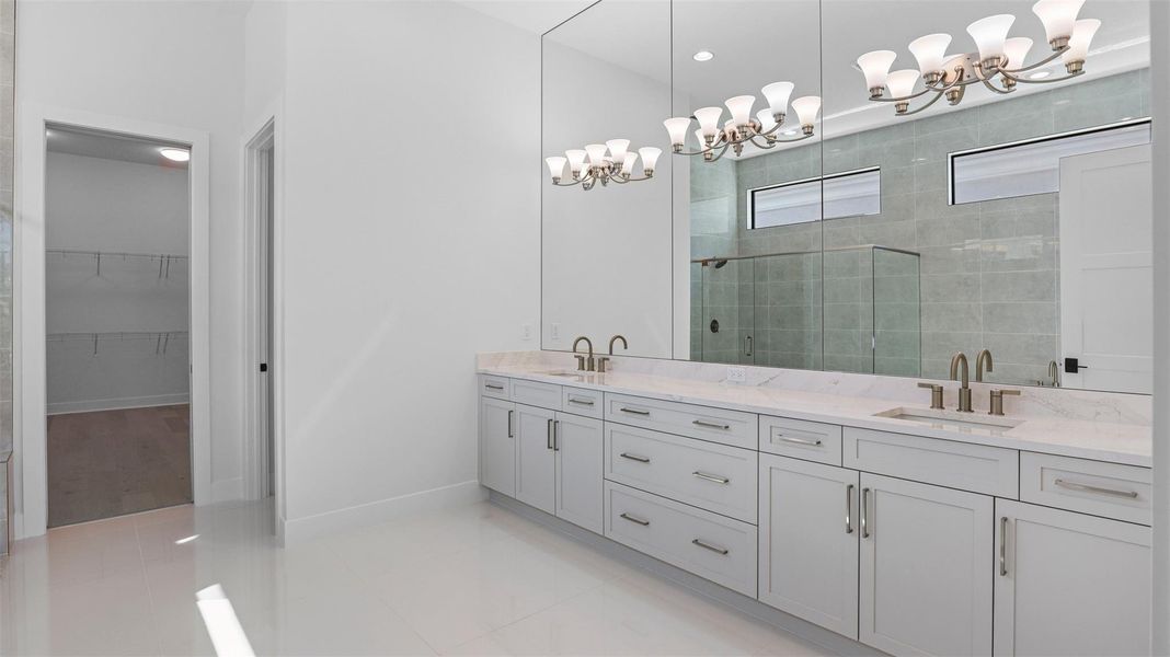 Furnished interior view inside a new home in , Palm Beach Gardens (Image 13).