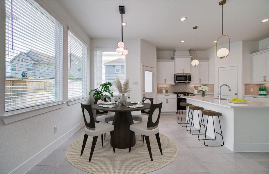 Furnished interior view inside a new home in , Cypress (Image 8).