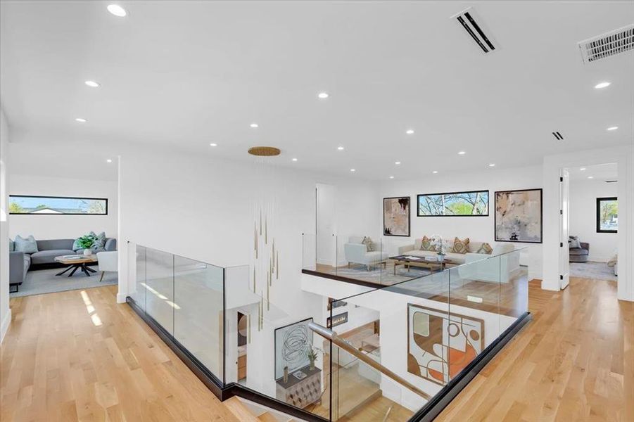 Furnished interior view inside a new home in , Dallas (Image 28).