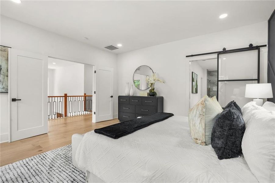 Furnished interior view inside a new home in , Atlanta (Image 39).