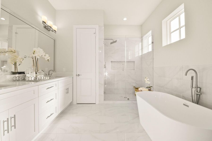 Furnished interior view inside a new home in , Houston (Image 9).