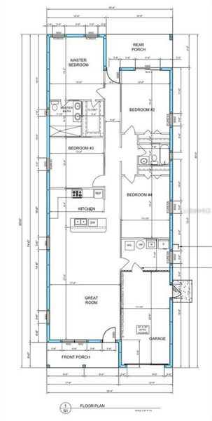 2D floor plan layout of this home in , Safety Harbor, FL (Image 5).