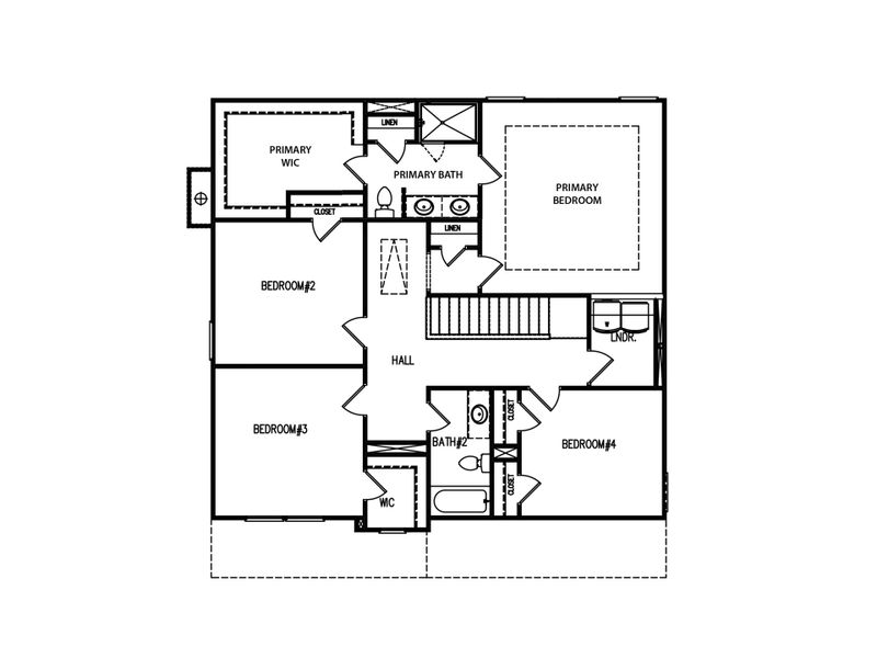 2D floor plan layout for the The Baxley by My Home Communities in Robins Estates, Warner Robins, GA (Image 4). 2D floor plan layout for the The Baxley by My Home Communities in Robins Estates, Warner Robins, GA (Image 4).