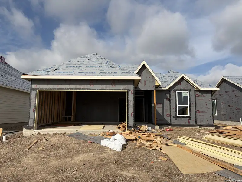 In-progress construction of a new home in Arroyo Ranch, Seguin, TX (Image 8). In-progress construction of a new home in Arroyo Ranch, Seguin, TX (Image 8).