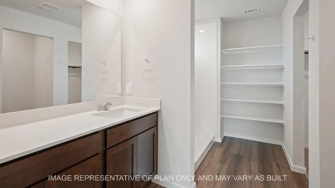 Furnished interior view inside a new home in Midtown Reserve, College Station (Image 8).