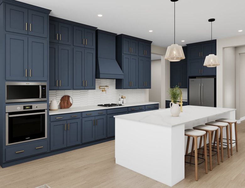 Representative furnished interior of a home built from the Nottely by Beazer Homes in Estates at Daves Creek, Cumming (Image 7).