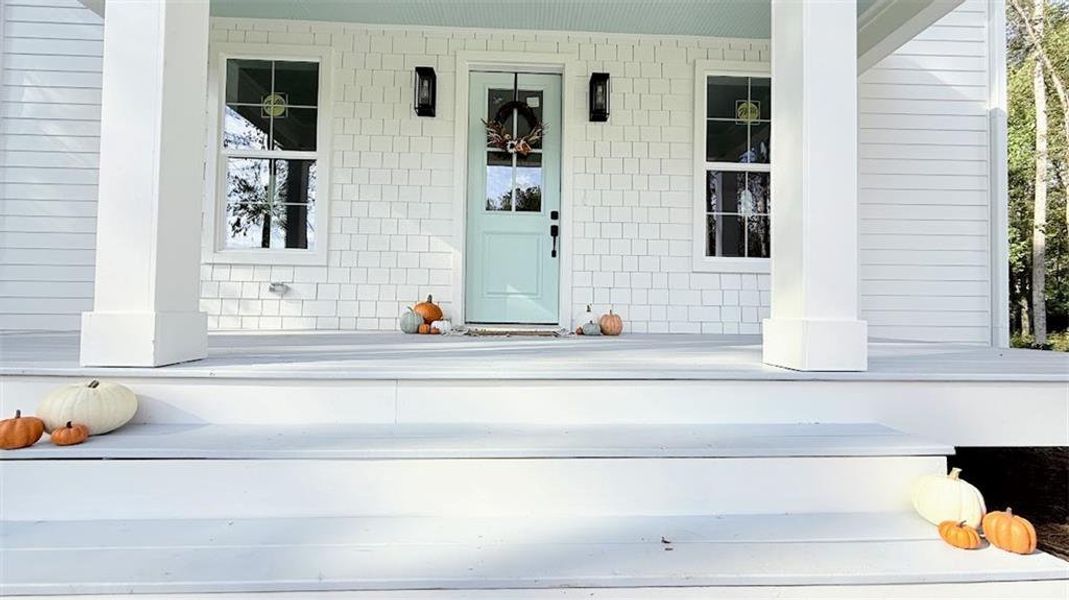 Exterior details and patio area of a home in , Bowdon (Image 24).
