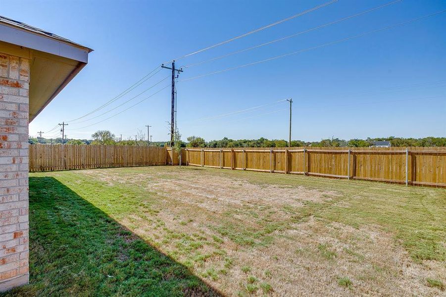 Exterior details and patio area of a home in , Springtown (Image 22). Exterior details and patio area of a home in , Springtown (Image 22).