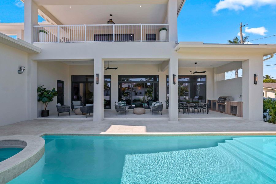 Exterior details and patio area of a home in , Delray Beach (Image 35). Exterior details and patio area of a home in , Delray Beach (Image 35).