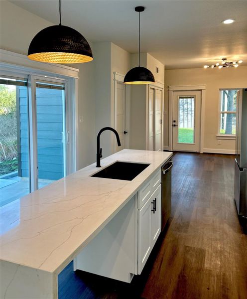 Furnished interior view inside a new home in , Dickinson (Image 5).