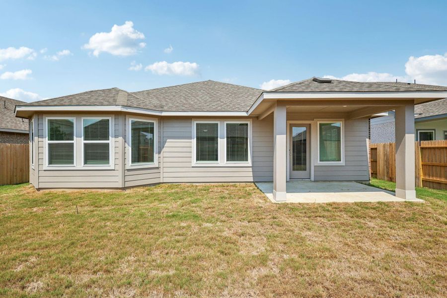Exterior details and patio area of a home in Southwinds, Baytown (Image 3). Exterior details and patio area of a home in Southwinds, Baytown (Image 3).