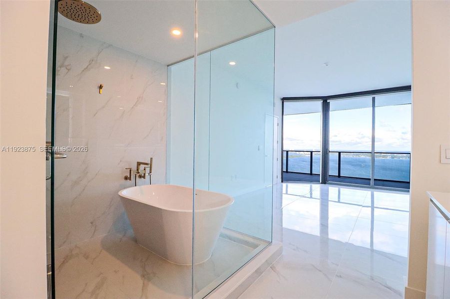 Furnished interior view inside a new home in , Miami (Image 20).