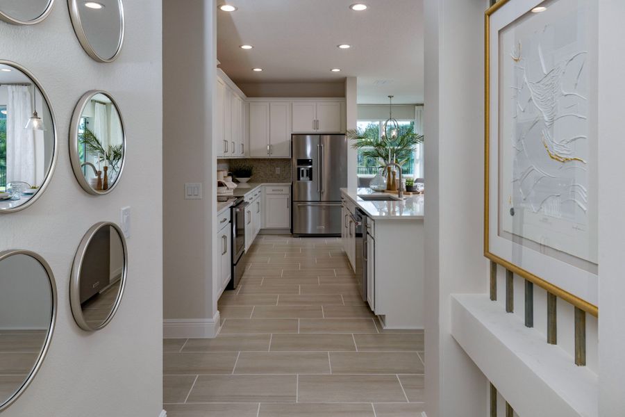 Sims kitchen from dining room