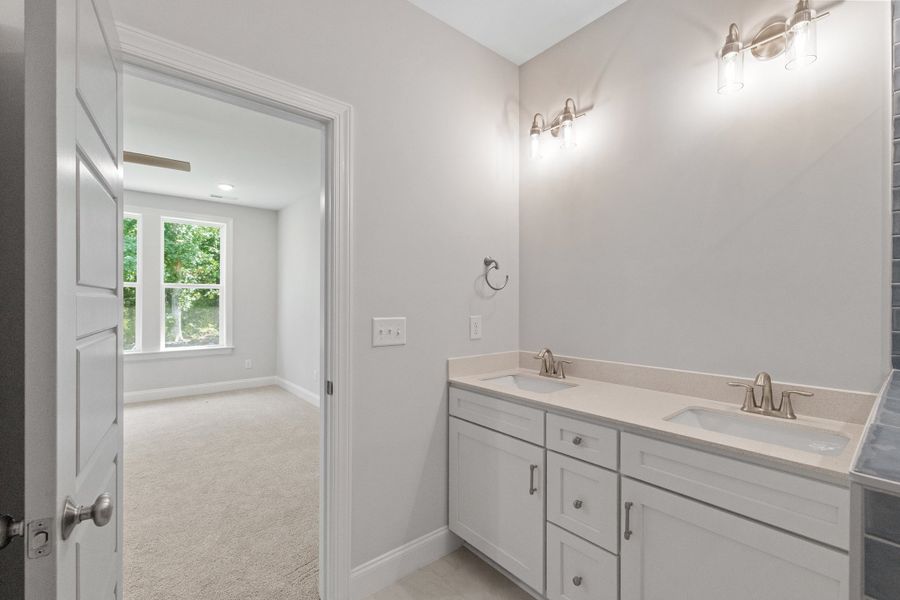 Representative furnished interior of a home built from the The Ellery by RobuckHomes in Baylee Ridge, Selma (Image 53).