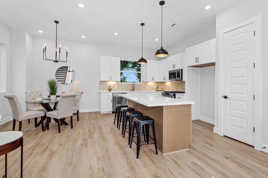 Furnished interior view inside a new home in , Houston (Image 14).