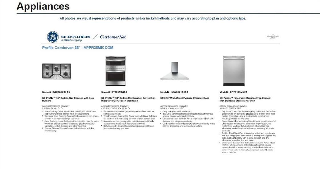 Sample of building materials used in homes in Ward's Crossing Townhomes, Johns Creek (Image 42).