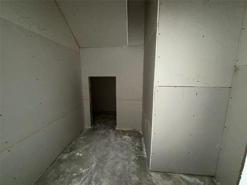 In-progress construction of a new home in Lariat, Liberty Hill, TX (Image 30).