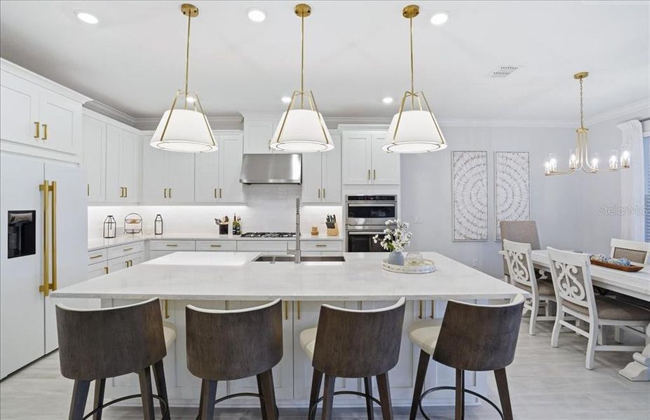 Furnished interior view inside a new home in Esplanade at Artisan Lakes, Palmetto (Image 34).