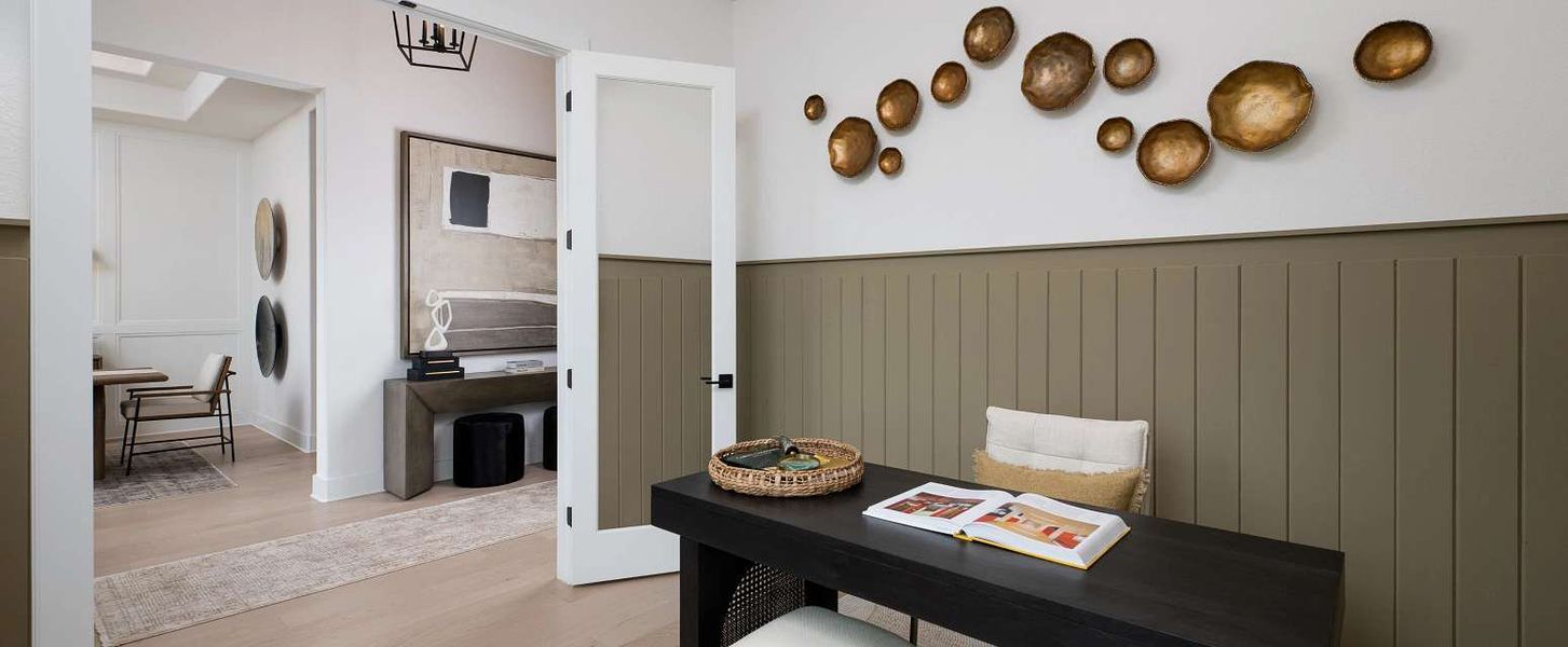 Representative furnished interior of a home built from the Cobe by Ashton Woods in Waldsanger, New Braunfels (Image 8).