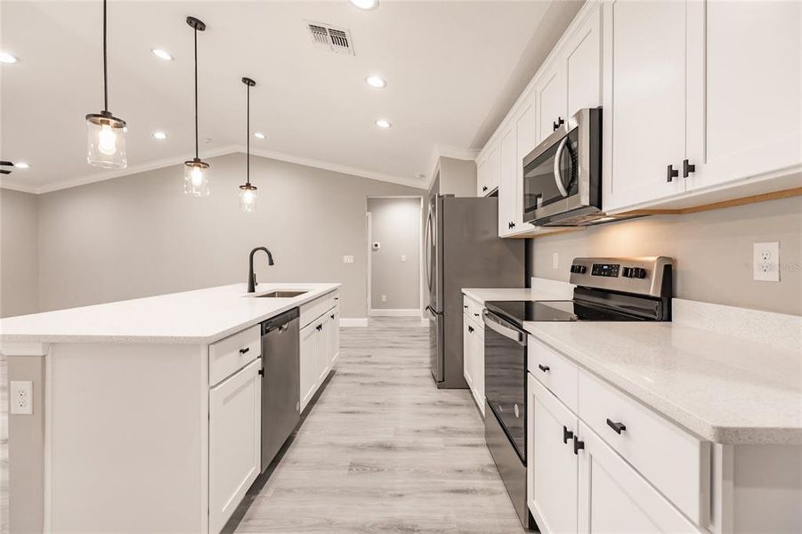 Furnished interior view inside a new home in , Cape Coral (Image 12).